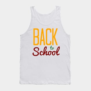 Back to school Tank Top